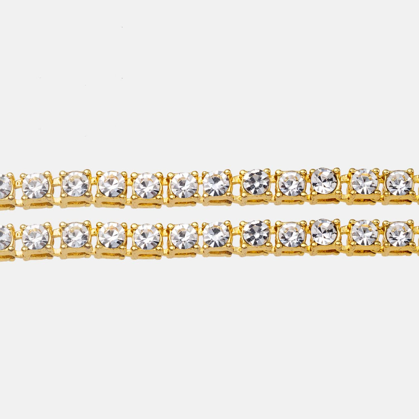 PE2003 14K Tennis chain Bracelet 5mm×18/20/22cm