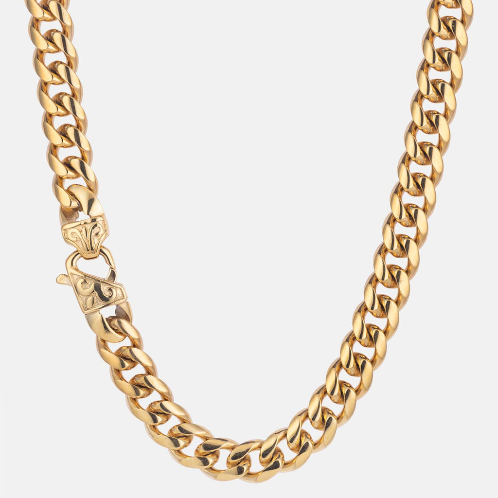 PE3245 18K Chain Gold/Silver 10mm×45/50cm – PROPRE JEWELRY